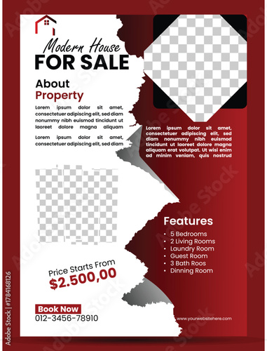 Luxury Real Estate Flyer Template for High-End Property