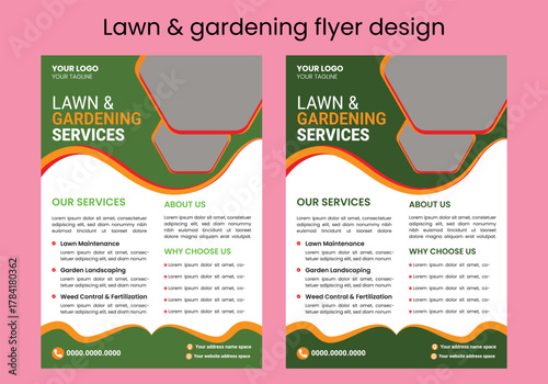 This editable social media flyer template enhances your garden services' online presence. It is perfect for promoting landscaping, lawn care, and outdoor design services across various platforms.