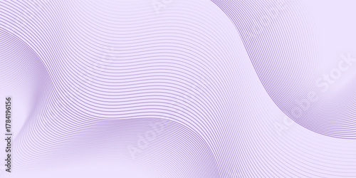 Abstract background with lines and waves. Medium banner size. Element for design. vector eps10