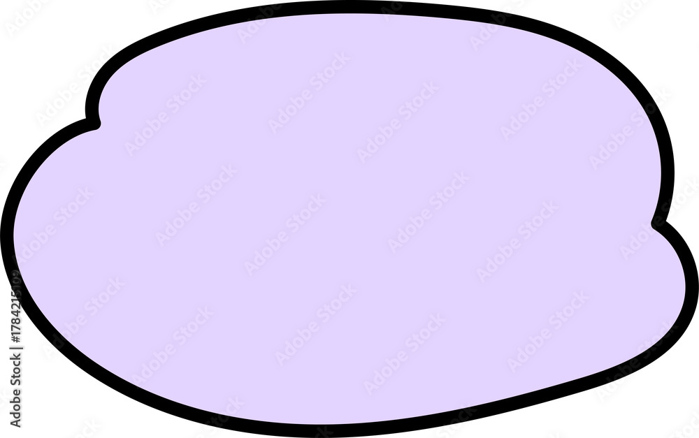 Fototapeta premium Abstract Blob Shape bubble speech