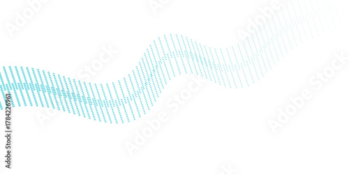 Vector wave lines smooth flowing dynamic blue purple pink gradient isolated on white background for concept of technology, digital, communication, science, music. Eps 10