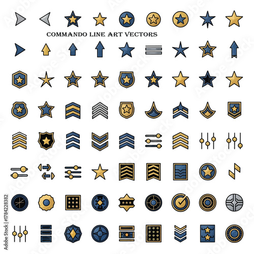 Commando Soldier Silhouette, Military Special Forces Warrior Illustration on White Background