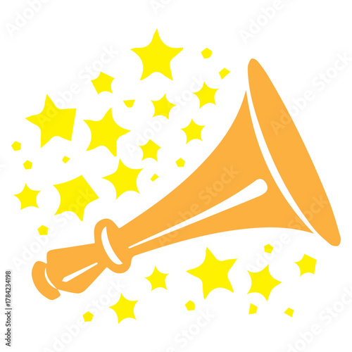 Celebration Horn and Stars