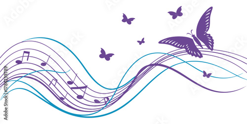 vector illustration of a butterfly