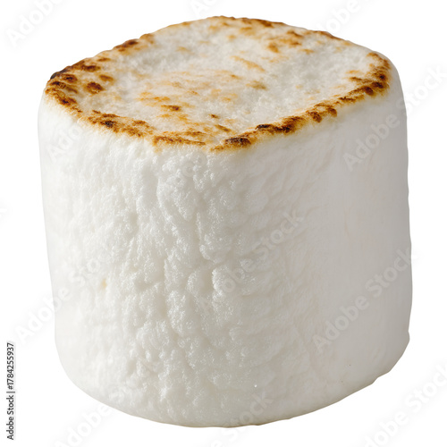 Marshmallow isolated on white background