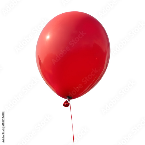 Red Balloon isolated on transparent background
