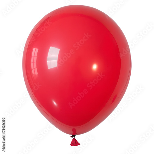 Red Balloon isolated on transparent background