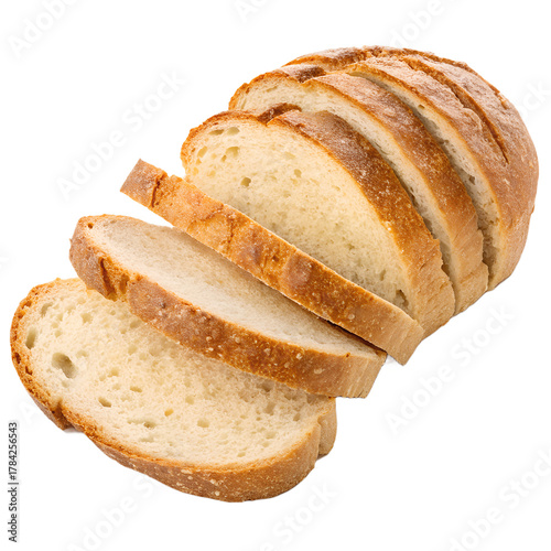 Sliced Bread isolated on white background