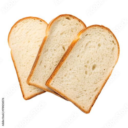 Sliced Bread isolated on white background