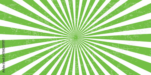 abstract green white sun rays, sunburst retro styled comics book texture background, halftone illustration, pop art concept Modern Halftone Composition