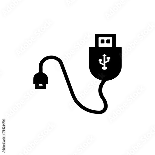 USB Cable Connector Icon