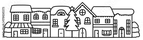 Christmas Doodle Borders