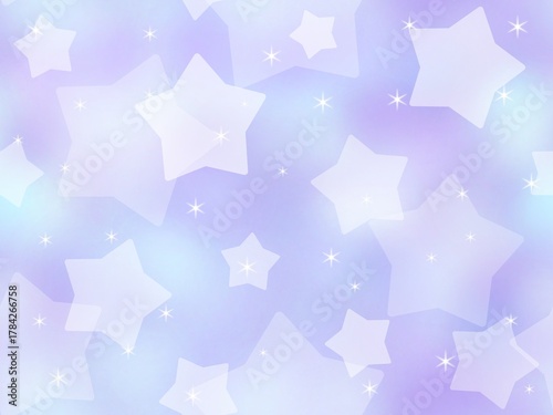 星のシームレスパターン〈濃〉　A-1