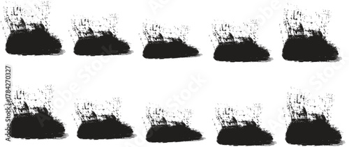 Abstract geometric composition with bold color accents and clean lines