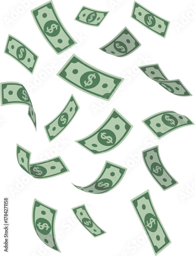 dollar bills background