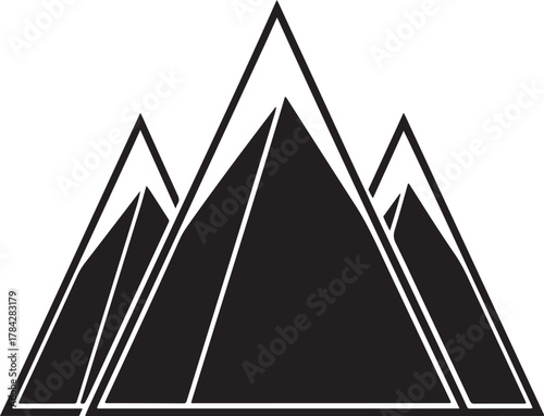 Mountain Peaks Silhouette