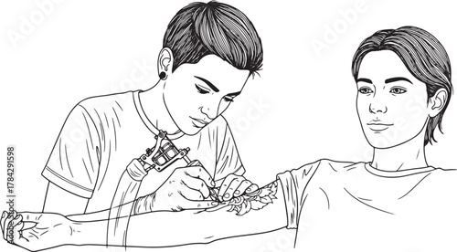 Medical professional measuring blood pressure on a patient s arm