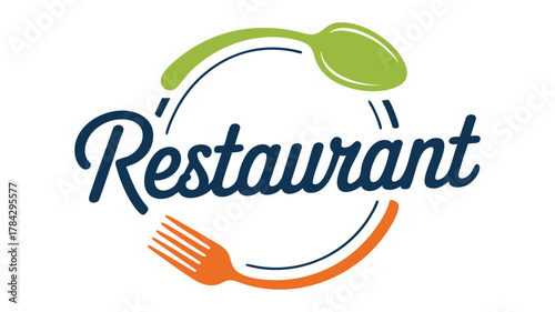 Restaurant food service emblem