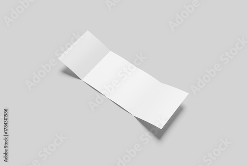 Blank Four Brochure Mockup