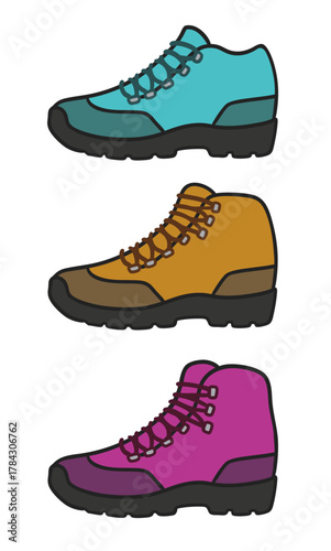 登山靴、ローカット、ミッドカット、ハイカットの比較