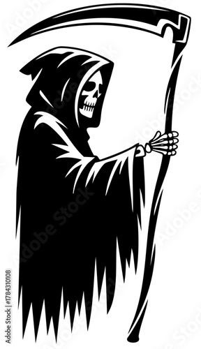 Illustration of a Grim Reaper