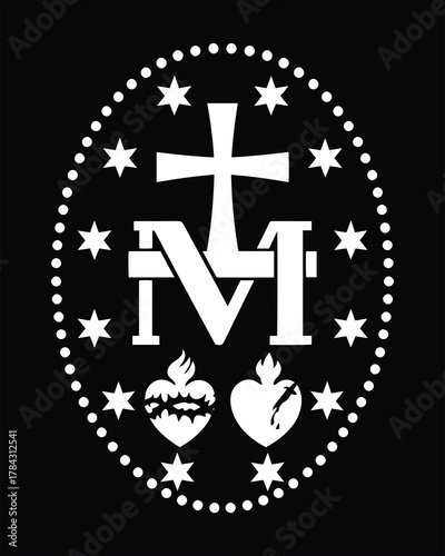 Miraculous Medal Religious Icon