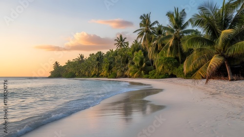 Fototapeta Naklejka Na Ścianę i Meble -  sunset on the beach