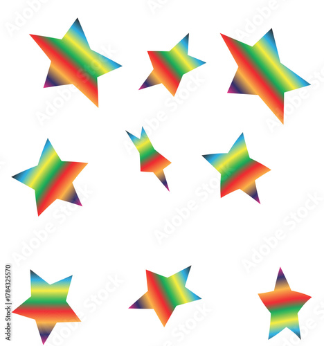 Rainbow starburst