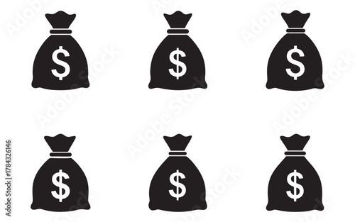 Money bags financial wealth savings funds investment opportunities income earnings cash reserves wealth accumulation success prosperity and financial planning illustration