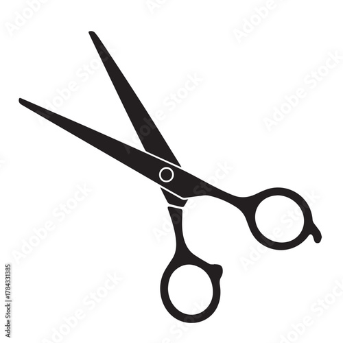 A precise scissors illustration, symbolizing cutting, crafting, and precision. Essential tools for creative projects and everyday tasks. Isolated on a clean white background.