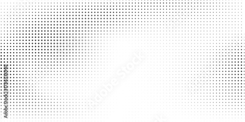 Grunge halftone gradient simple background. Faded grit noise texture. White and black soted noise modern print vintage concept