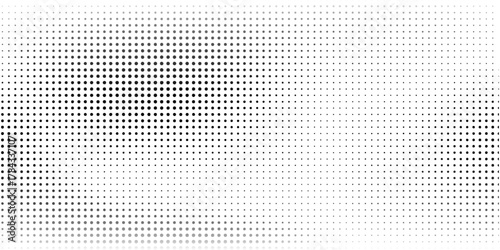 Grunge halftone gradient simple background. Faded grit noise texture. White and black soted noise modern