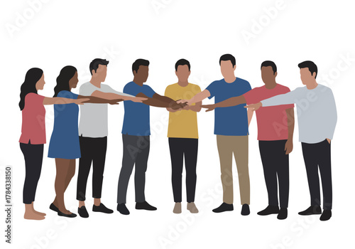 Diverse Teamwork United for Success