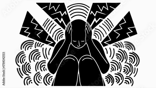 Feeling overwhelmed? Expressive design of person experiencing stress and sensory overload in distress