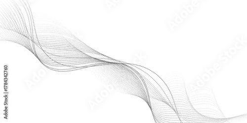 Background dots particles nice wave pattern dot halftone black gradient line. wallpaper graphic design art modern minimalist