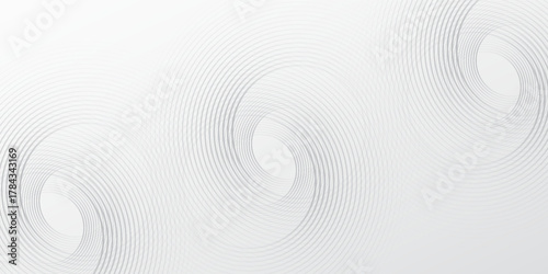 Following minimalist white background abstract with circle lines and dot pattern.  circle line blend nice good simple texture particle