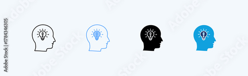 Inspiration Multiple Icon Illustration Vector