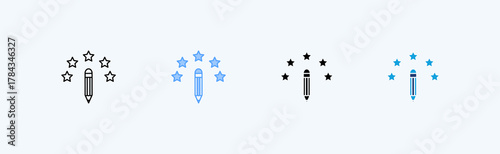 Creativity Multiple Icon Illustration Vector
