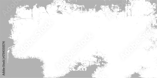 Black and white grunge frame border texture illustration for your vintage text design