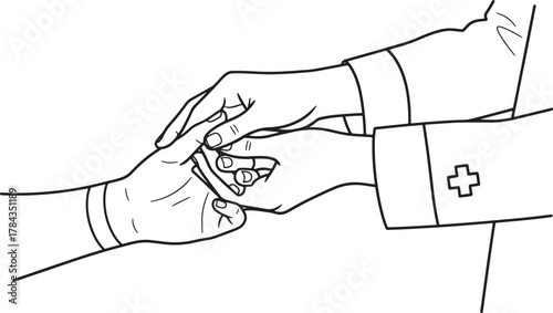 Medical professional examining a patient s mouth with gloved hands