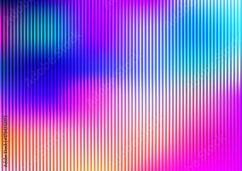Vibrant abstract vertical stripes with blended colors