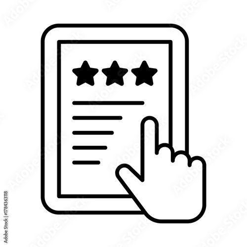 Tablet rating form