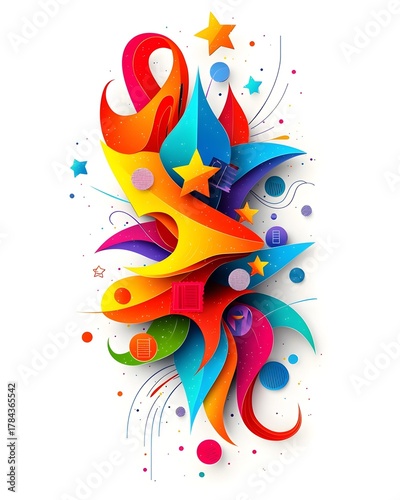 Whimsical Promo Banner Design Template colorful whimsical promo banner for online shop promotion Colorful Lifestyle Brand Marketing Visual Cute Creative Advertising Illustration