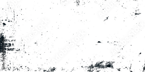 High-resolution black and white grunge texture with distressed ink splatter and rough distressed and subtle scratches.