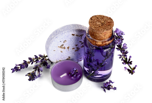 Lavender essential oil bott...