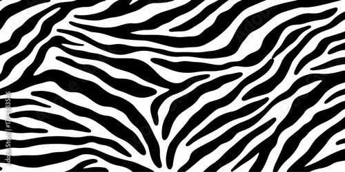 Classic Zebra Stripe Animal Print Pattern