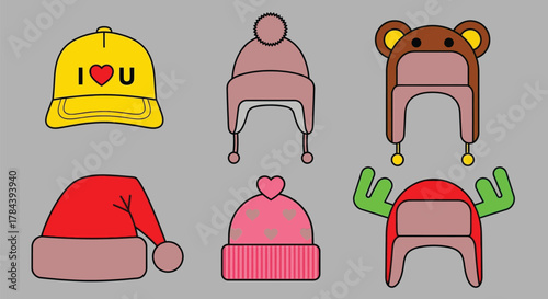 Find cute winter hats cartoon hats and novelty hats for children