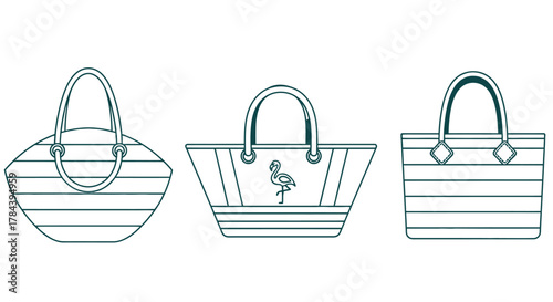 Beach bags summer totes stylish handbags fashion accessories shop