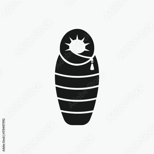 Sleeping Bag, Camp sleeping bag , Activity sleeping bag, Sleepover Icon