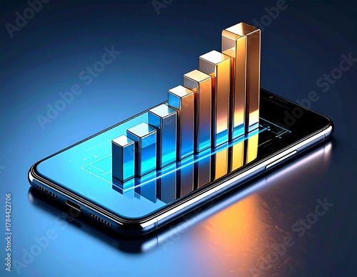 business graph with arrow, hand holding smart phone with chart, business graph, business graph on the screen, business graph on tablet pc, tablet pc with graph, 